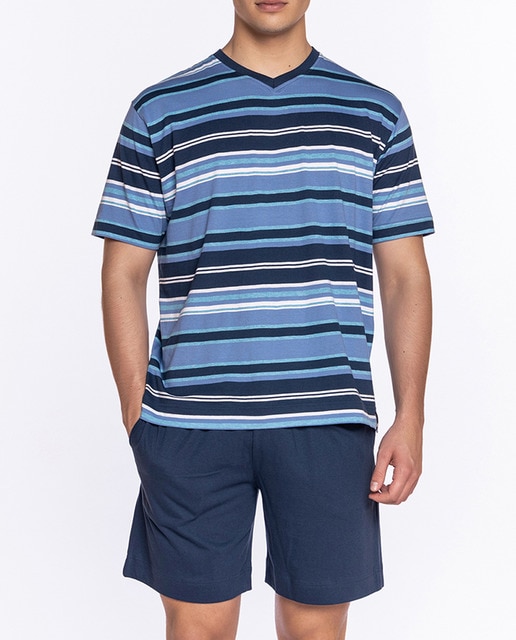 Pijama punto corto cuello pico