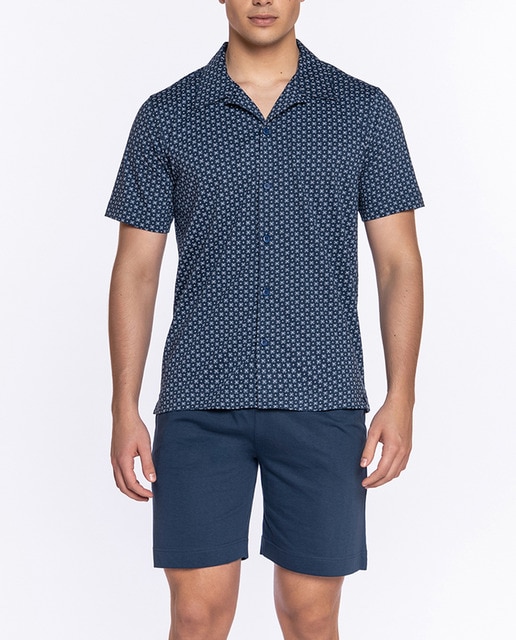 Pijama punto corto abierto