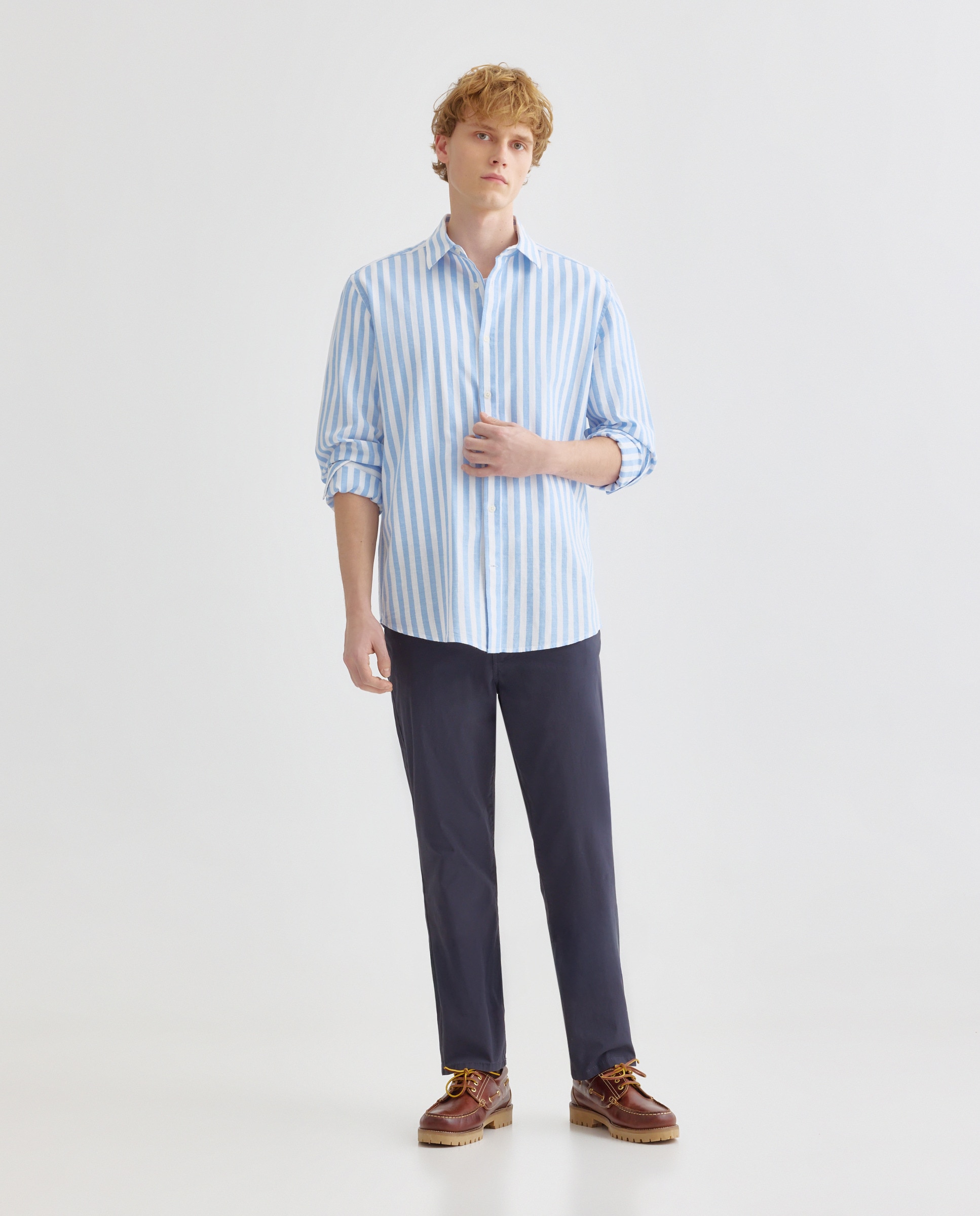 Imagen 0 de Pantalón hombre cinco bolsillos lavado regular fit
