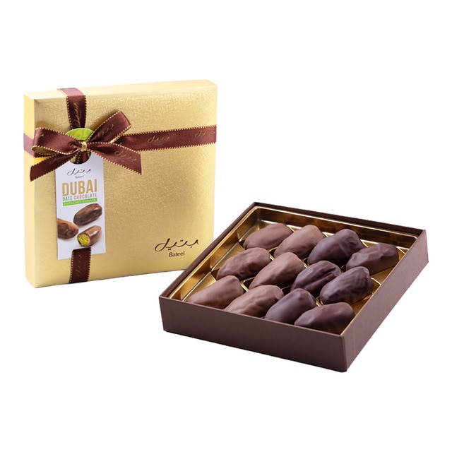 Dátiles con chocolate Dubái Bateel