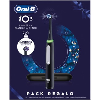 ORAL B estuche regalo Oral IO3 con cepillo dental eléctrico + 3 recambios gratis