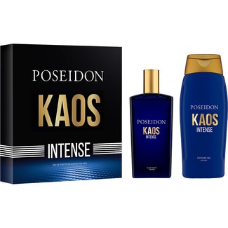 POSEIDON Kaos Intense Schuber mit Eau de Toilette für Ihn + Duschgel