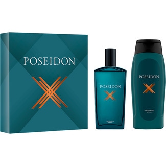 POSEIDON X Schuber mit Eau de Toilette für Ihn Zerstäuber 100 ml + Duschgel 250 ml