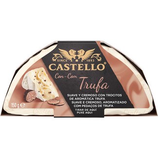 CASTELLO queso danés azul con trufa tarrina 150 g