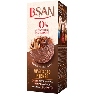 BSAN B-San Kekse mit 70% intensivem Kakao 0% Zuckerzusatz Paket 120 g