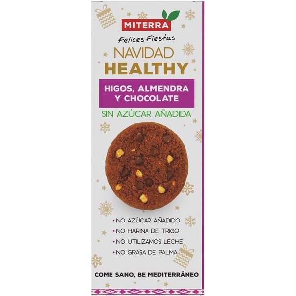 Feigen-Schokoladenkeks ohne Zuckerzusatz Behälter 150 g