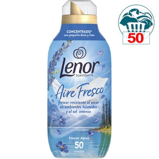 LENOR suavizante concentrado Aire Fresco Frescor Alpino botella 50 dosis