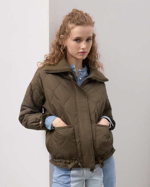 Green Coast - Chaqueton acolchada c punto.