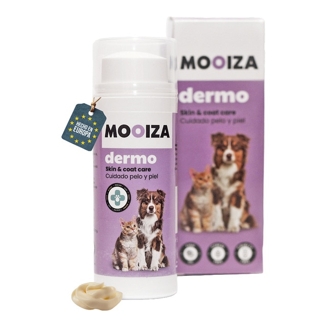 Mooiza – Gel Dermo para perros y gatos Mooiza para piel y pelo pescado 50 ml.