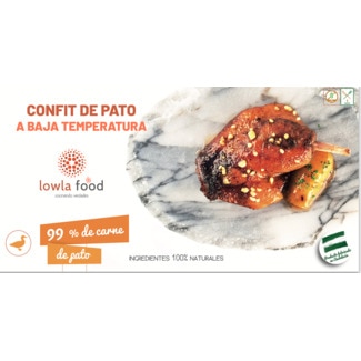Lowla Food Pato Confitado a Baixa Temperatura unidade 400 g