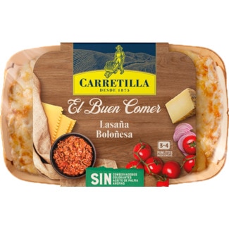 Carretilla Lasanha Bolonhesa Gratinada embalagem 380 g