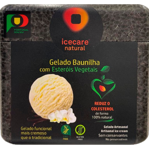 Gelado de Baunilha com Esteróis Vegetais embalagem 500 ml