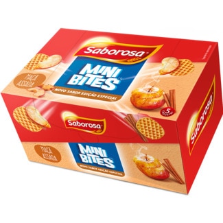 Saborosa Saborosa Mini Bites de Maçã Assada embalagem 150 g