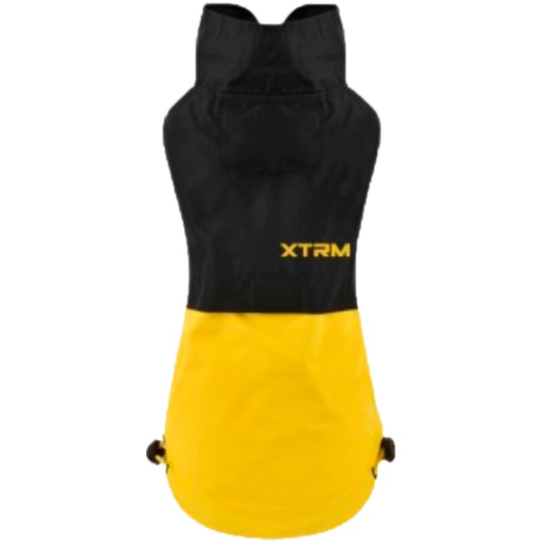 Capa Impermeável Preta e Amarela 60 cm embalagem 1 unidade