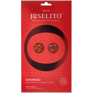 JOSELITO chorizo loncheados 100% natural de Salamanca sobre 70 g