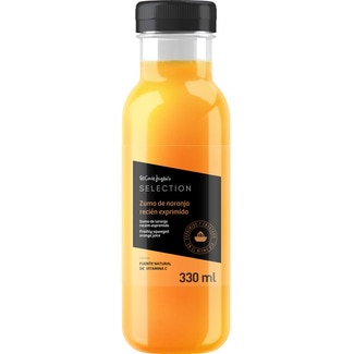 EL CORTE INGLES SELECTION Frisch gepresster Orangensaft Flasche 330 ml