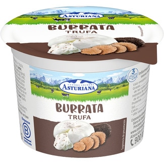 ASTURIANA Toscanella Burrata aus Kuhmilch mit Trüffel Behälter 150 g