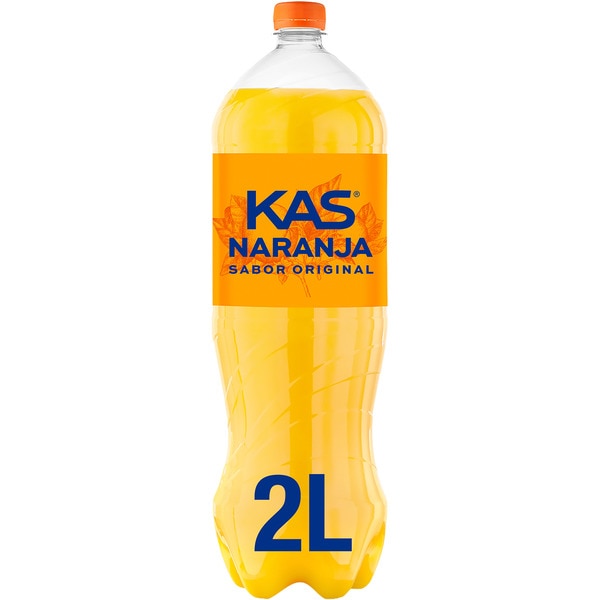 Orangenerfrischungsgetränk mit Kohlensäure Flasche 2 l