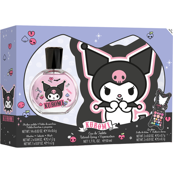 Schuber Kuromi mit Lidschatten + Eau de Toilette + Lipgloss