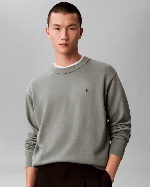 Calvin Klein Jeans - Jersey Hombre Relajado con Logo.