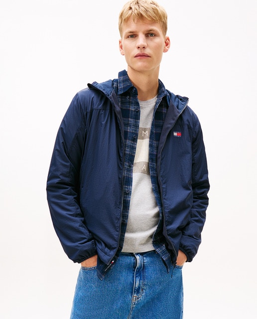 Tommy Jeans - Cortavientos de hombre con capucha relaxed fit.