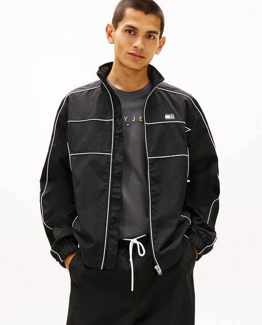 Tommy Jeans - Chaqueta de hombre cerrada cremallera regular fit de Tommy Jeans.