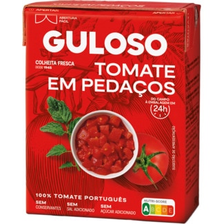 Guloso Tomate em Pedaços embalagem 390 g