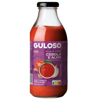 Guloso Polpa de Tomate Cebola e Alho garrafa 500 g