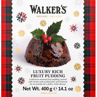 Walkers Pudim de Natal Inglés caixa 400 g