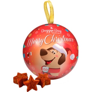 Doggyebag Snack para Cão Bola de Natal embalagem 100 g