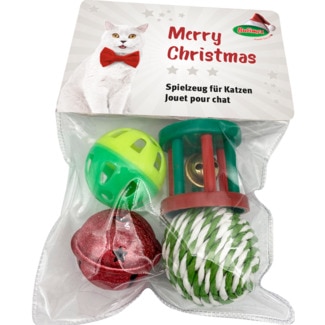 Bubimex Brinquedo para Cão Bolas de Natal embalagem 4 unidades