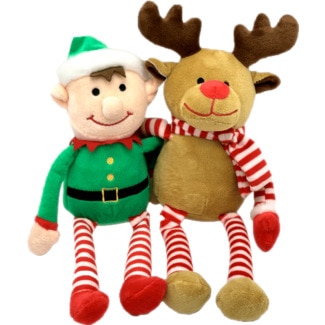 Bubimex Brinquedo de Natal Rena Feliz embalagem 1 unidade