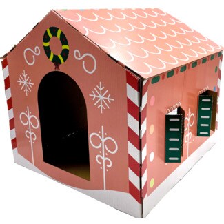 Bubimex Arranhador Casa de Natal embalagem 1 unidade