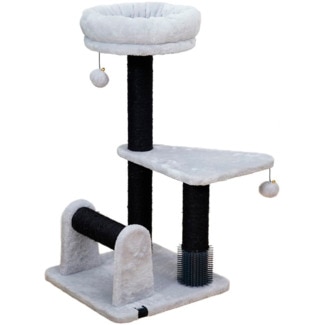 EBI Arranhador para Gato Cinza 38X38X69cm 1 unidade