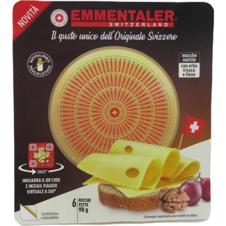 EMMENTALER queso emmental en lonchas envase 90 g