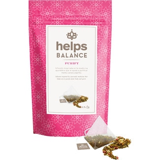 HELPS BALANCE infusión Purify inspirada en la medicina ayurvédica envase 15 bolsitas ayuda a purificar mente, cuerpo y epíritu
