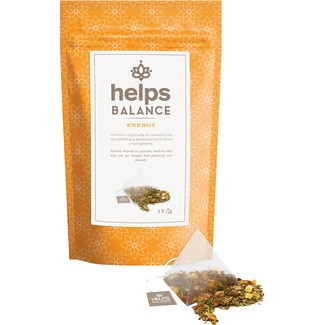 HELPS BALANCE infusión Energy inspirada en la medicina ayurvédica envases 15 bolsitas ayuda a activarte física y mentalmente