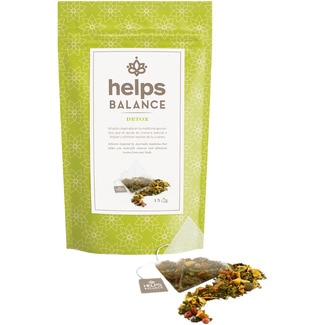 HELPS infusión Detox inspirada en la medicina ayurvédica envase 15 bolsitas ayuda a limpiar y eliminar tóxinas de tu cuerpo