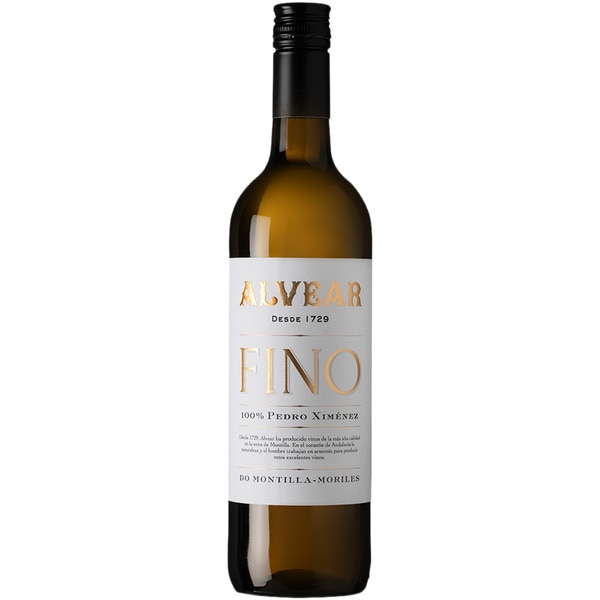 100% Pedro Ximénez fino wine DO Montilla Moriles bottle 75 cl