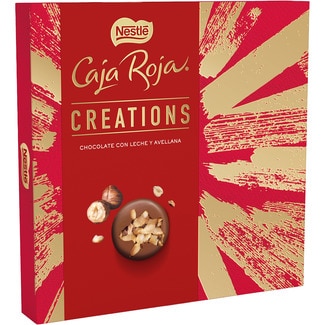 NESTLE Creations bombones de chocolate con leche y avellana estuche 111 g