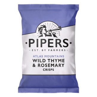 100 Pipers Batatas Fritas Tomilho e Alecrim embalagem 150 g