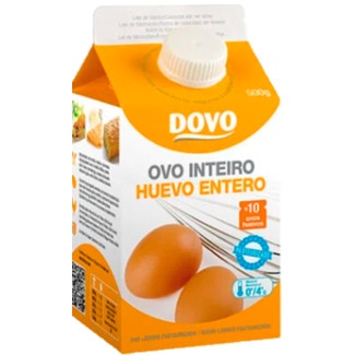 Dovo Ovo Líquido Pasteurizado embalagem 500 g