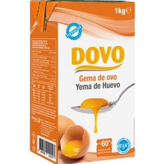 Dovo Gema de Ovo Líquida Pasteurizada embalagem 1 L