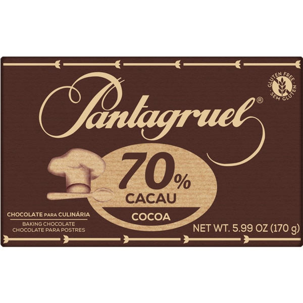 Chocolate de Culinária 70% Cacau embalagem 170 g