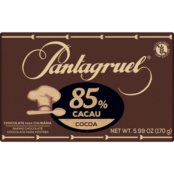 Chocolate de Culinária 85% Cacau embalagem 170 g