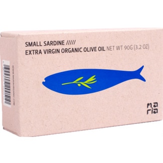 Maria Organic Petingas em Azeite Virgem Extra Biológico embalagem 90 g