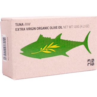 Maria Organic Atum em Azeite Virgem Extra Biológico embalagem 120 g