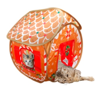 Kong Brinquedo para Gato Casa de Natal embalagem 1 unidade