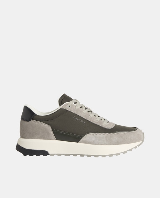 Calvin Klein - Zapatilla runner de nylon con serraje.