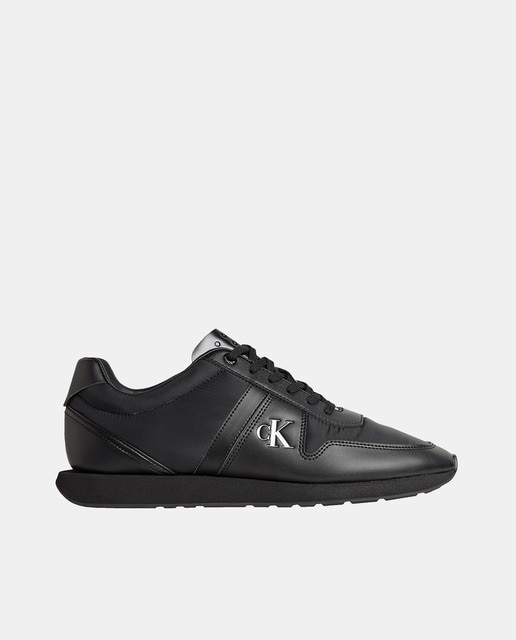 Calvin Klein - Zapatilla runner de piel y nylon.